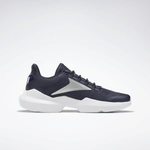 Reebok Split Fuel Turnschuhe Herren - Navy// Silber/Weiß - DE 172-ZJB